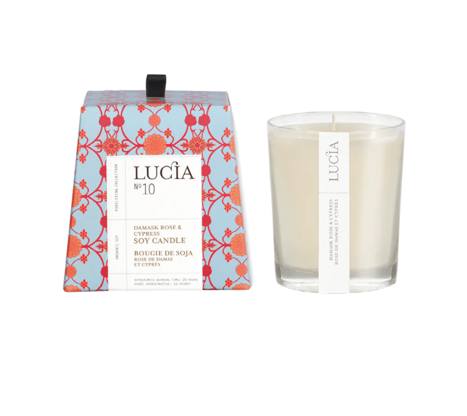 LUCIA N°10 | Damask Rose & Cypress Soy Candle