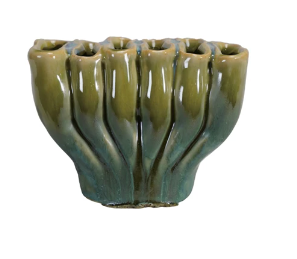 Stoneware Sculptural Vase | S