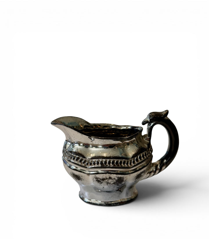 Antique English Lustreware Pottery Creamer | S-1