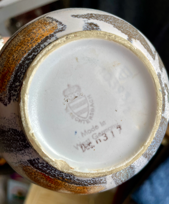 Mid-Century Wächtersbach "Sonja" Vase by Ursula Fesca, W. Germany