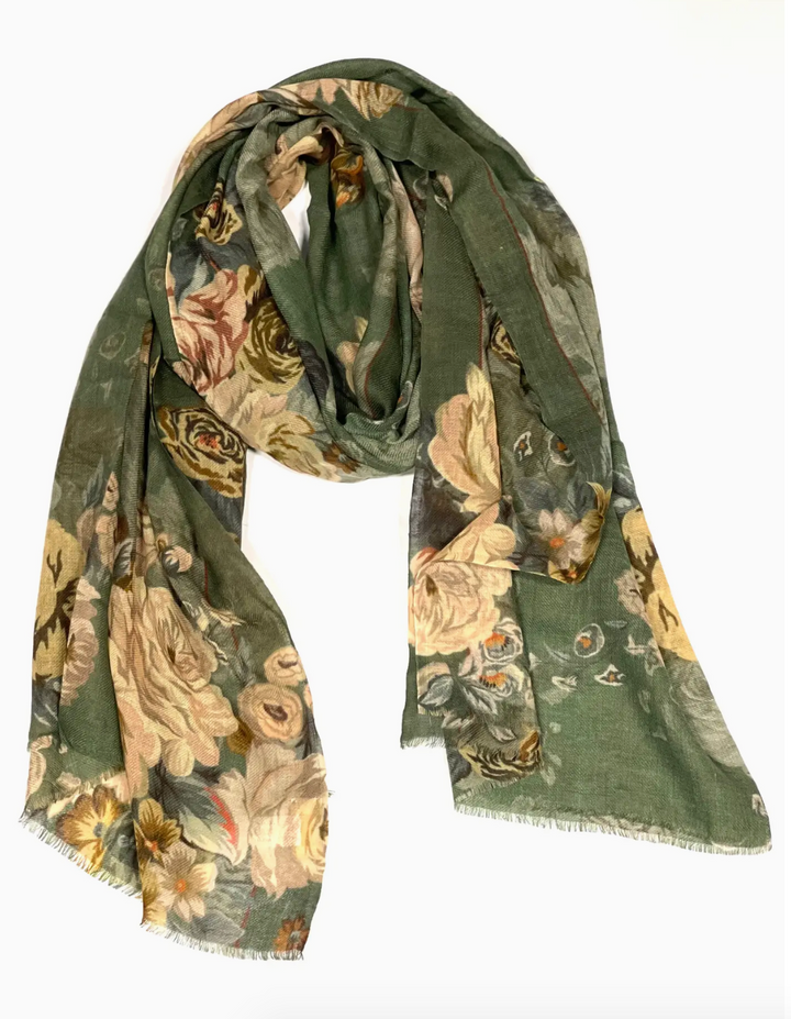 Amal Wool Silk Scarf