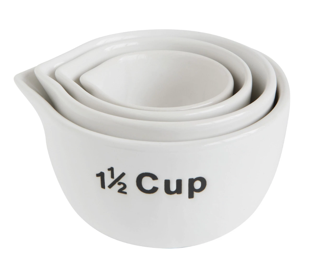 Stoneware Measuring Cups | Set of 4