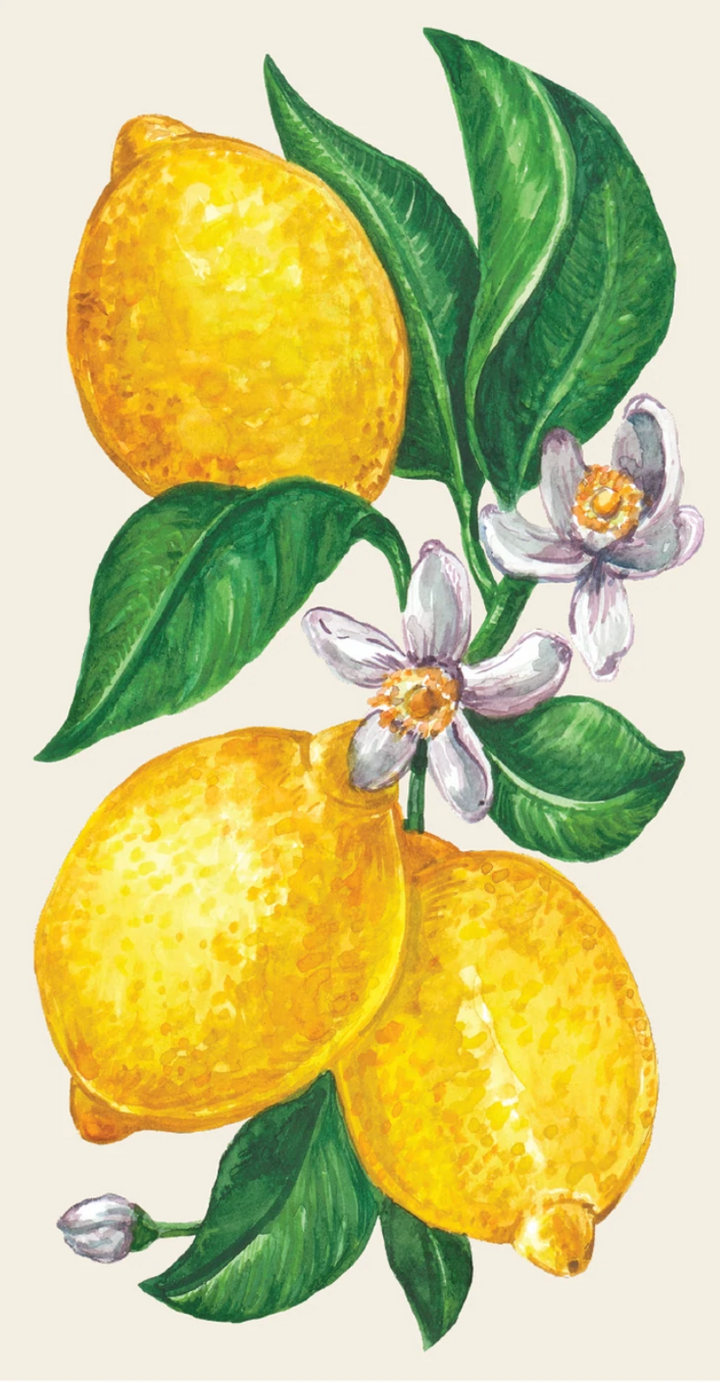 Lemons Guest Napkins | Set of 16