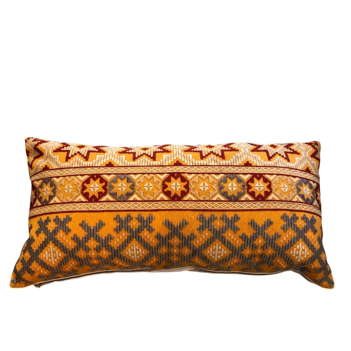 Custom 30" x 15" Pillow made from Vintage Hand Stitched Turkish Textile