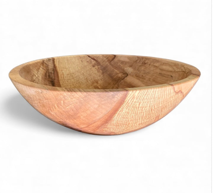 Spencer Peterman - Classic Spalted Ambrosia Maple Bowl | D | 13"