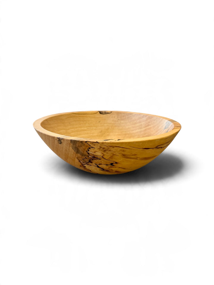 Spencer Peterman - Classic Spalted Ambrosia Maple Bowl  | 10" | A