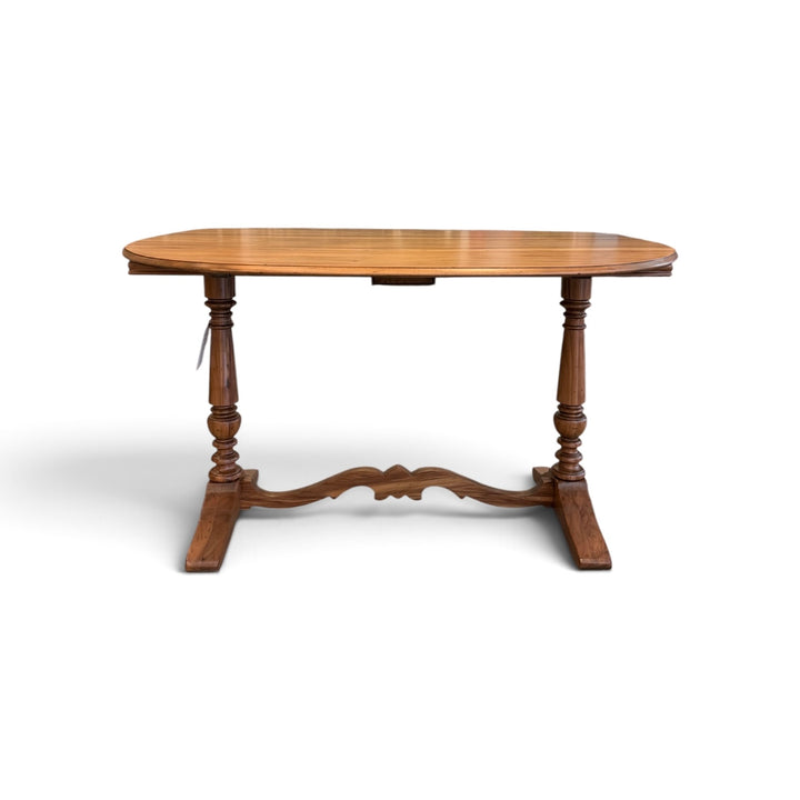Vintage Cherry Oval Drop-Leaf  Table