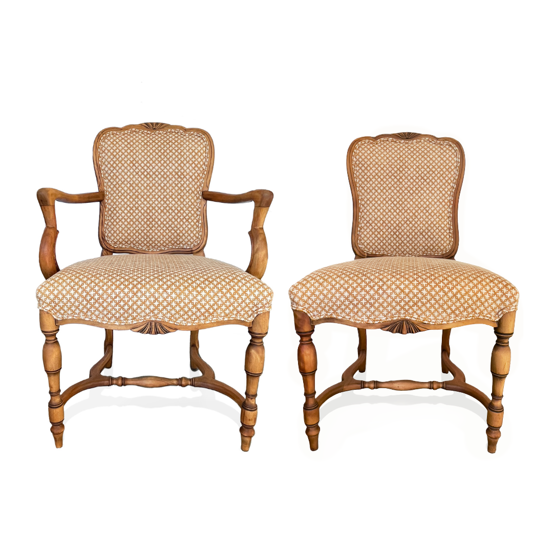 Vintage Dining Chairs | Set of 8