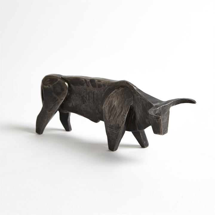 Bull Sculpture | Natural Iron