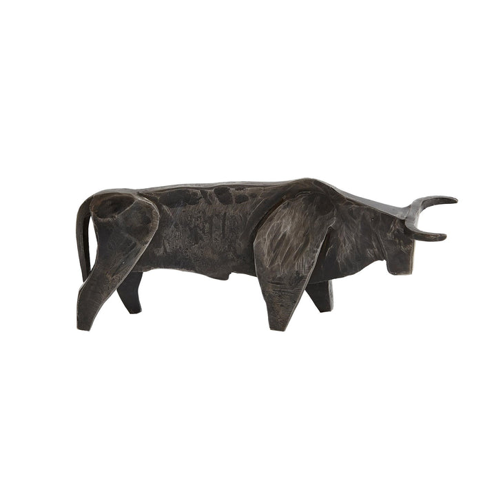Bull Sculpture | Natural Iron