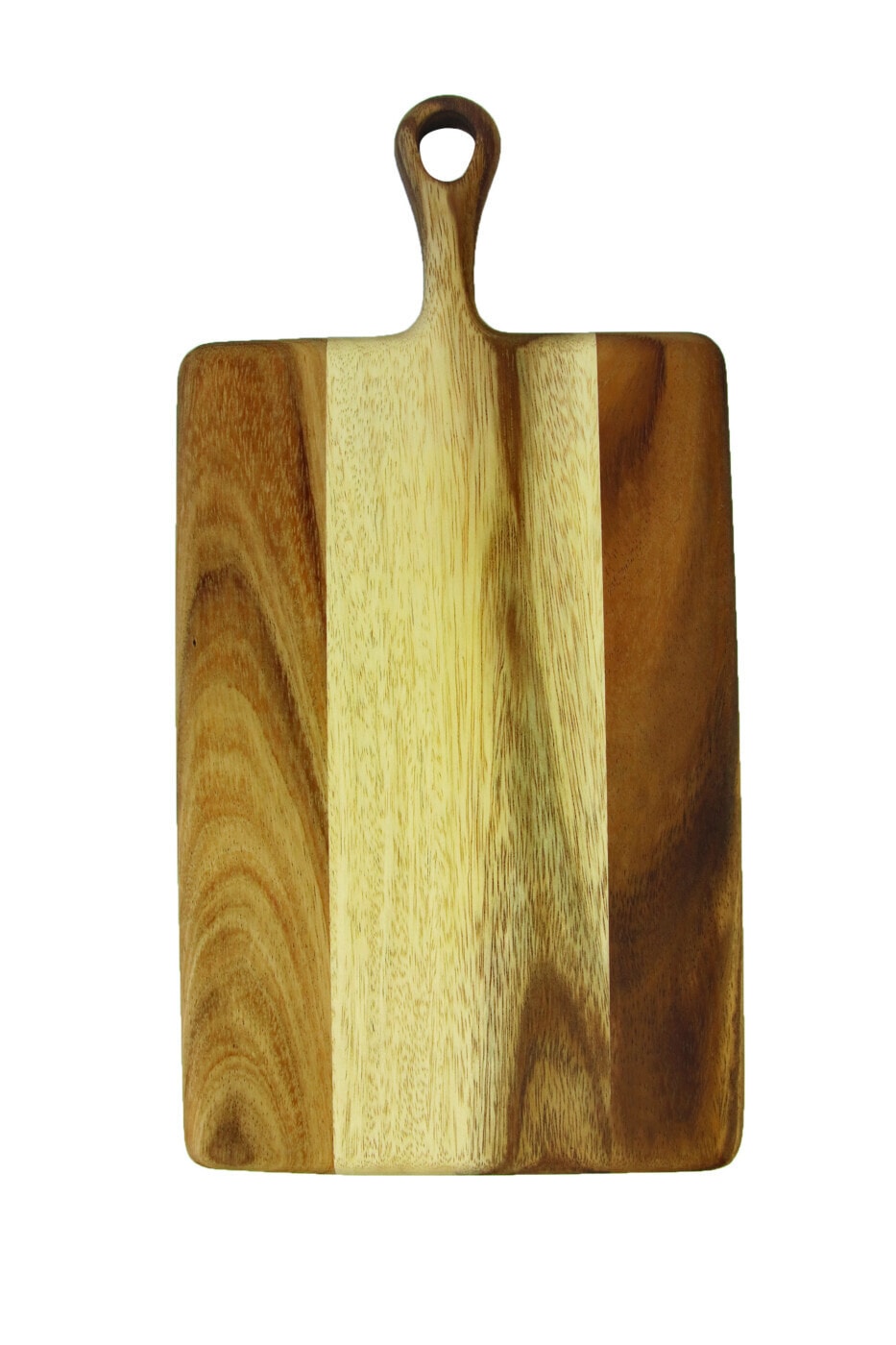 Acacia Rectangular Board with Short Handle | 12" x 8"