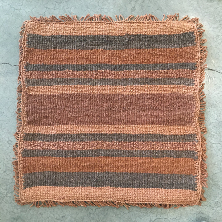 Zimbabwe Kasbah Hand Woven Pillow with Fringe | Multi | 21.5" | A