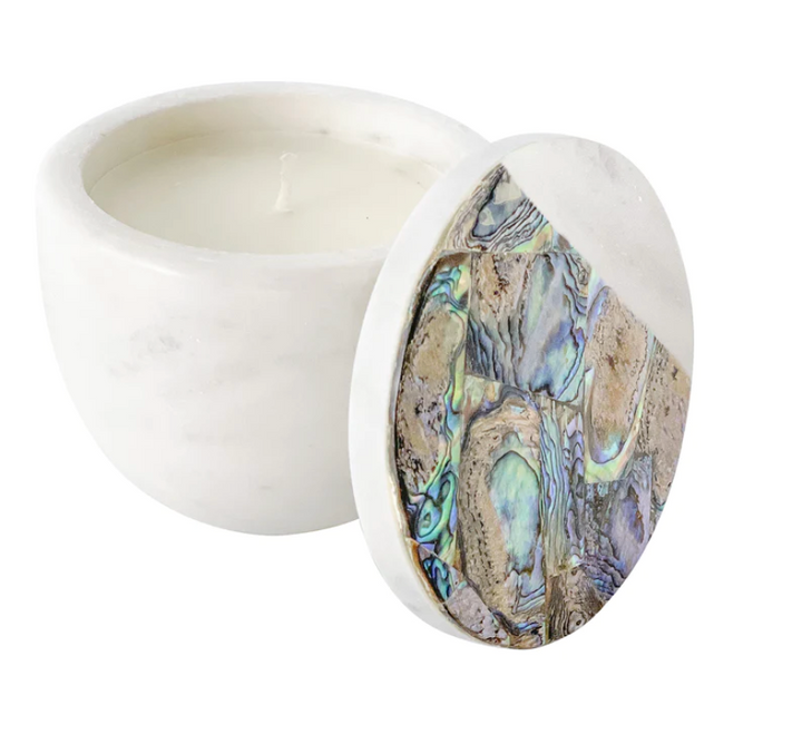 Rainbow Mother of Pearl Eucalyptus Candle