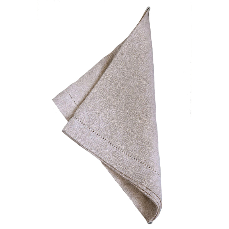 Mungo - Cloverleaf Linen Serviette | Natural