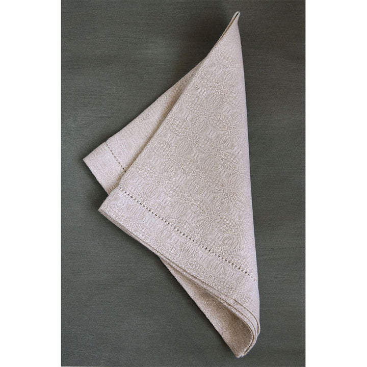 Mungo - Cloverleaf Linen Serviette | Natural
