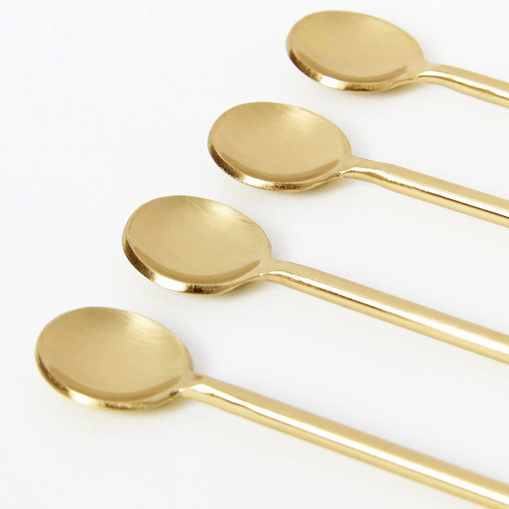 Thin Gold Mini Spoon | S