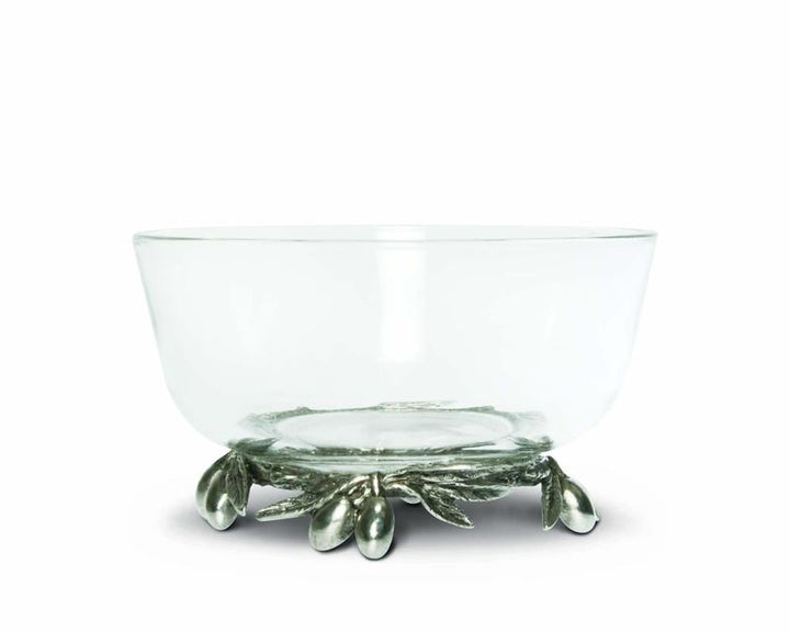 Vagabond - Olive Grove Glass & Pewter  Bowl