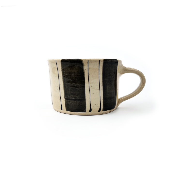 Wonki Ware - Banded Squat Mug | Black