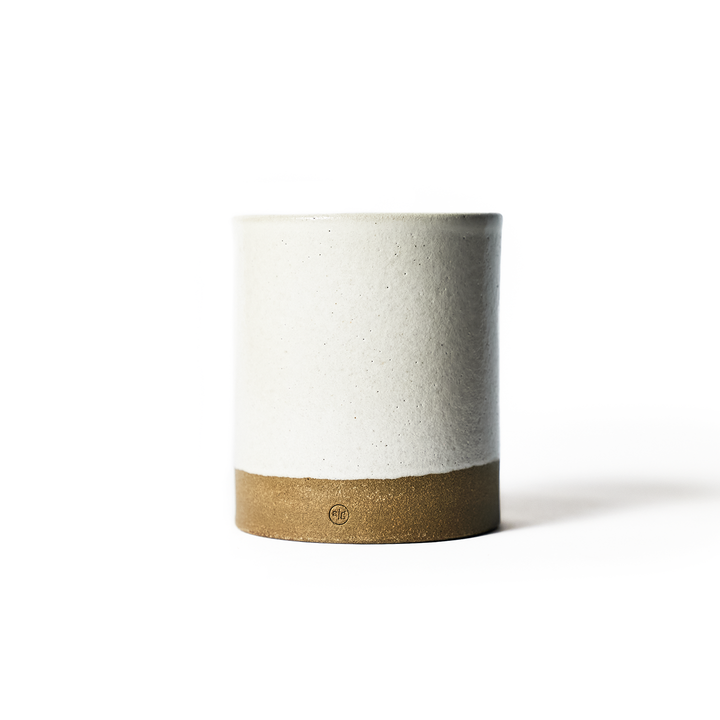 a|g Ceramics - Stoneware Utility Crock in White | 6"