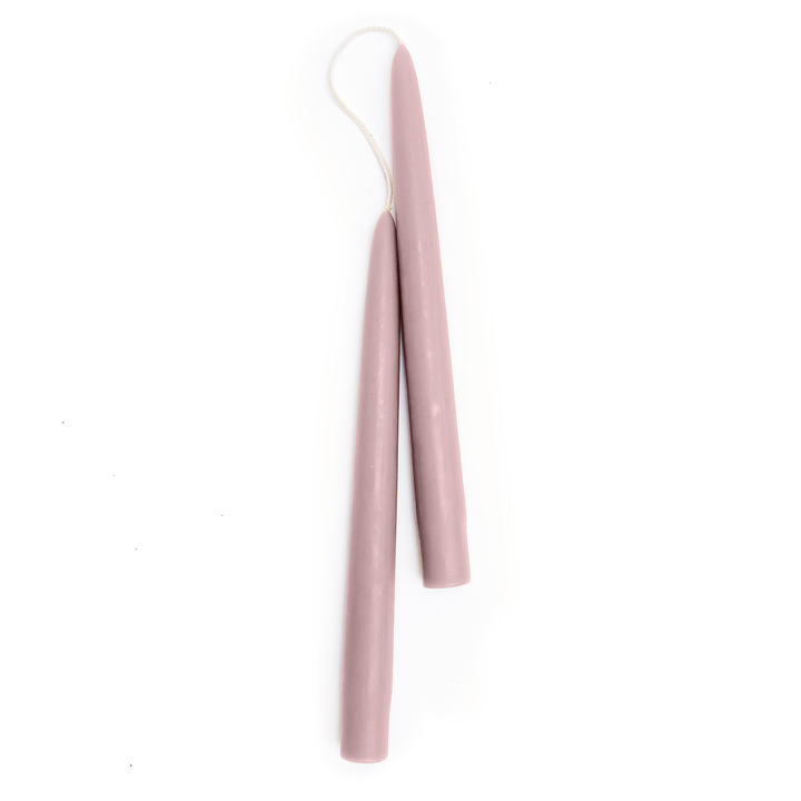 Dripless Taper Candles in Mauvelous | 9" (Pair)