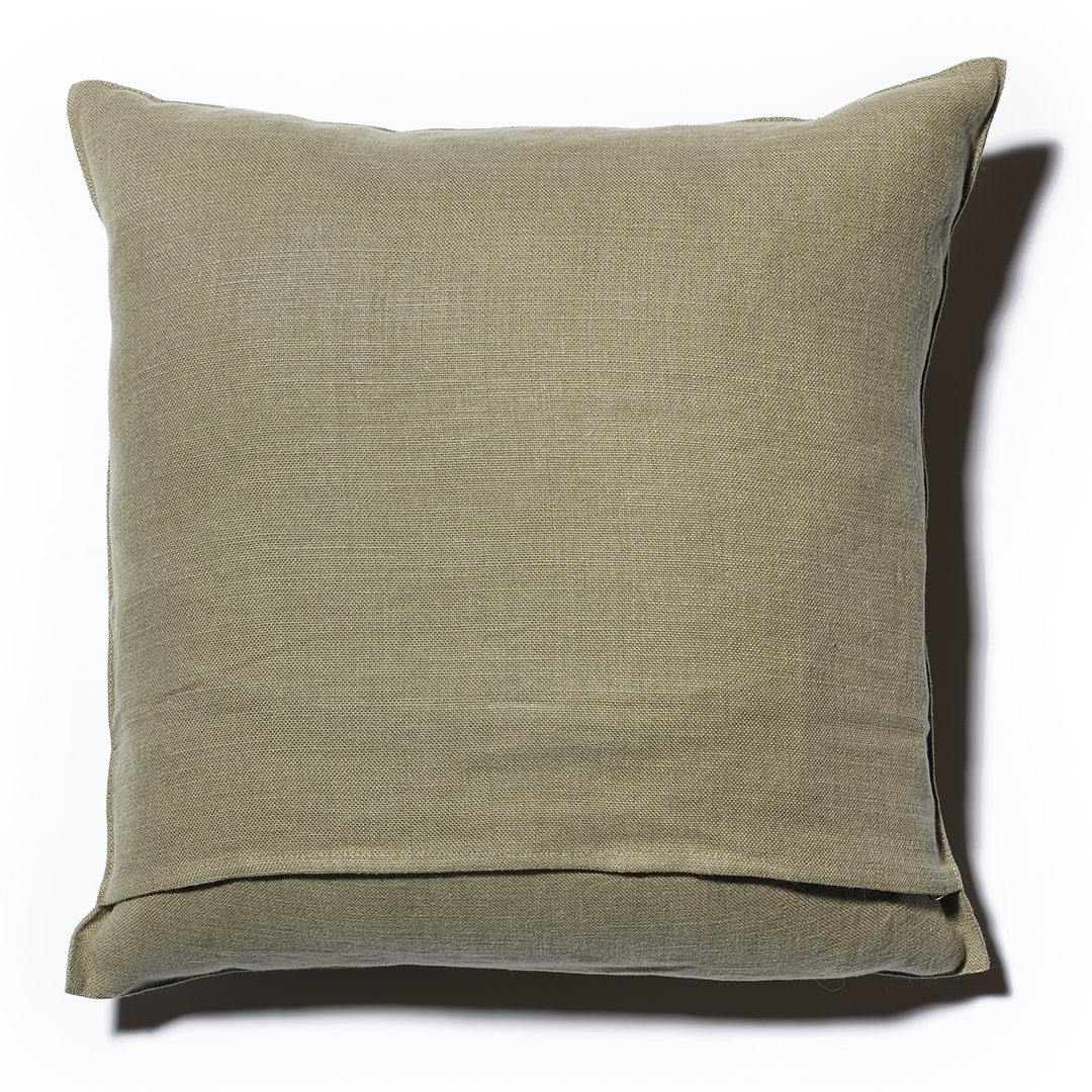 Libeco - Napoli Linen Pillow in Olive