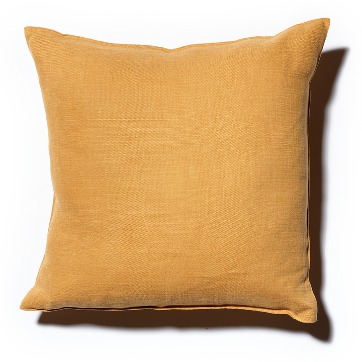 Libeco - Napoli Linen Pillow in Mustard