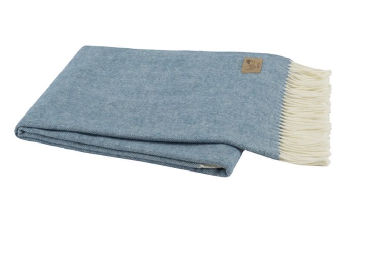 Lands Downunder - Italian Herringbone Throw Lake