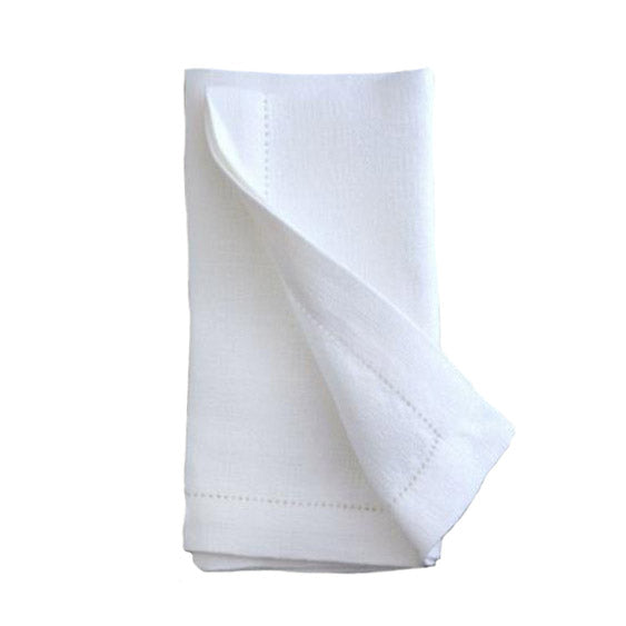 Mungo - Cloverleaf Linen Serviette | White | Set of 4