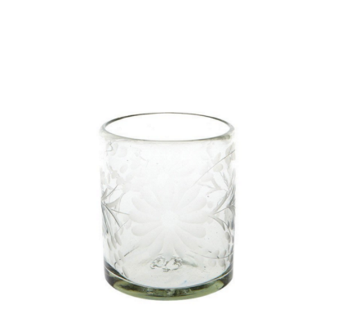 Rose Ann Hall Design - Engraved Old Fashioned Glass