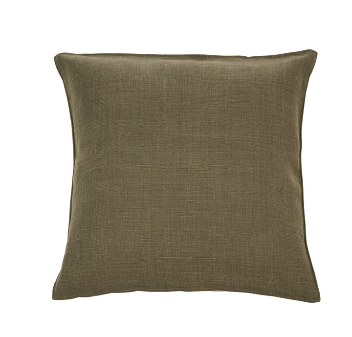Libeco - Napoli Linen Pillow in Olive