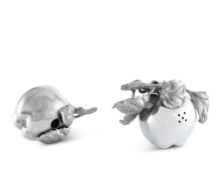 Vagabond - Pewter Apple Salt & Pepper Shakers