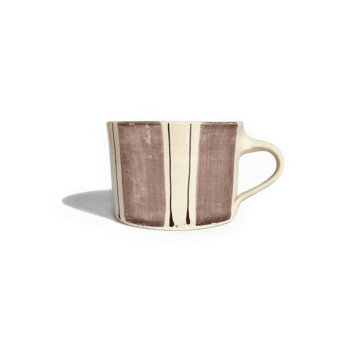 Wonki Ware - Banded Squat Mug | Aubergine